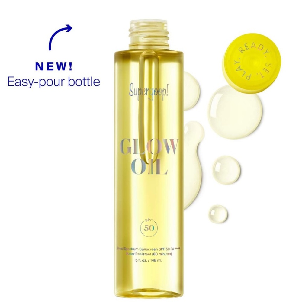 SUPERGOOP! NEW Mini Glow Oil SPF 50 Dry Body Oil Sunscreen 30ml- $21 RETAIL - Picture 3 of 4
